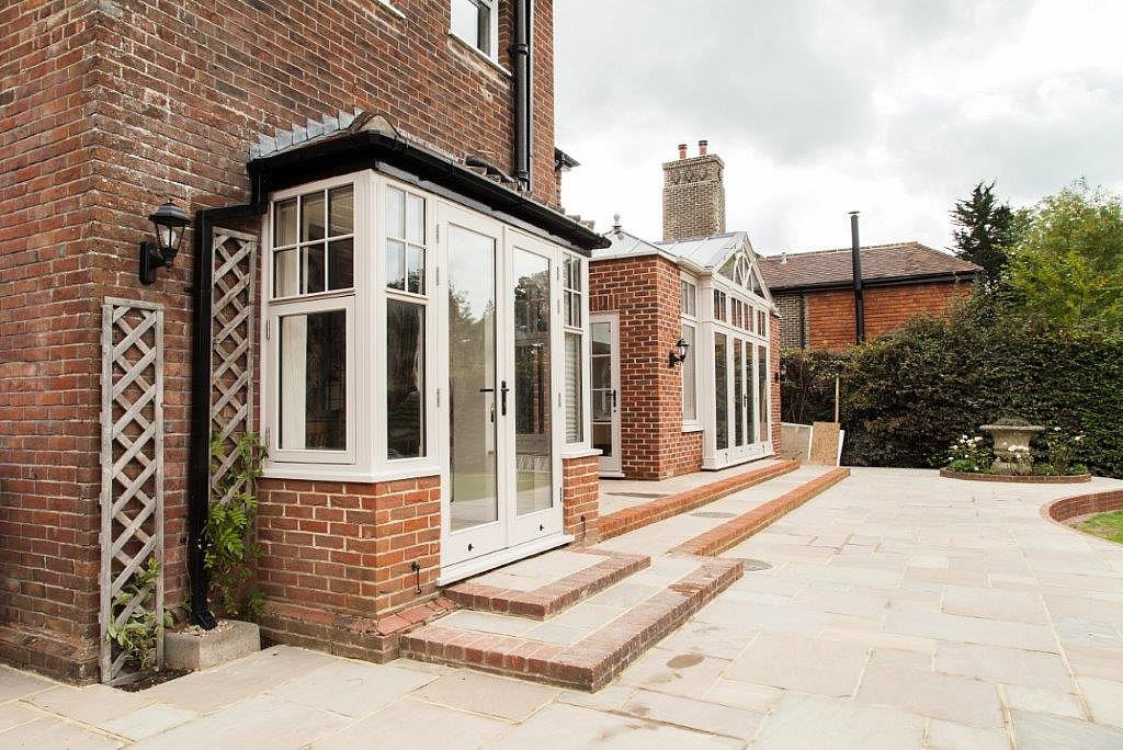 ORANGERY PROJECT STORY.  Completed terrace area