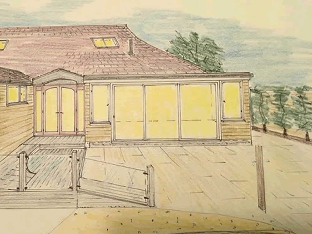 See your dream plans for a Conservatory or Orangery as a drawing first